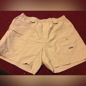 AFICO MENS ORIG FISHING SHORTS SZ 40 NWT 6 IN INSEAM KHAKI CARGO
